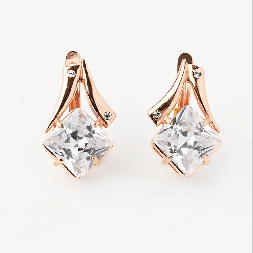 

SHINE & BEAUTY Серьги покрытые золотом с ювелирным стеклом PRECIOSA, Серьги покрытые золотом с ювелирным стеклом PRECIOSA