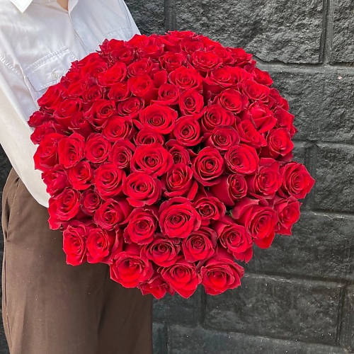 

CITY FLOWERS Букет "75 роз сорта Explorer", Букет "75 роз сорта Explorer"