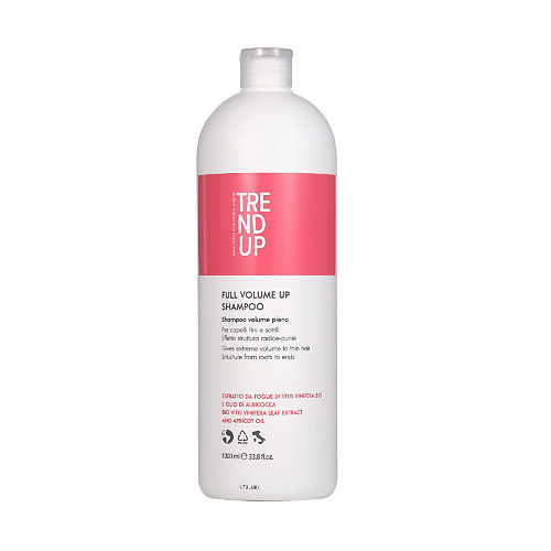 

TREND UP Шампунь профессиональный для увеличения объема Full Volume Up Shampoo, Шампунь профессиональный для увеличения объема Full Volume Up Shampoo