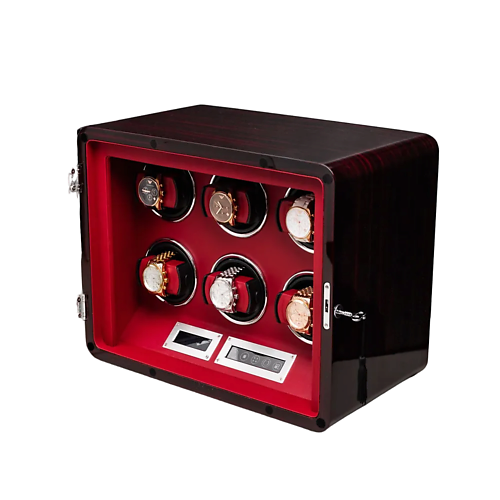 

CLOX Шкатулка для автоподзавода 6 часов, с подсветкой, W209BL-6, Шкатулка для автоподзавода 6 часов, с подсветкой, W209BL-6