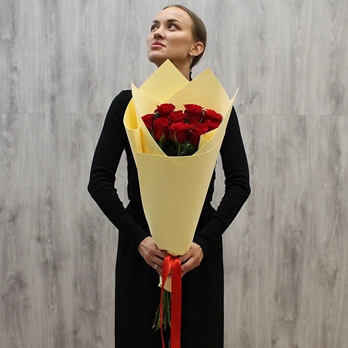 

ФЛОРИКА Букет из 9 красных роз, Букет из 9 красных роз