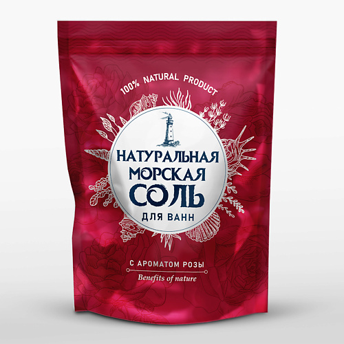 

GREENFIELD Натуральная морская соль для ванн Роза 1100.0, Натуральная морская соль для ванн Роза