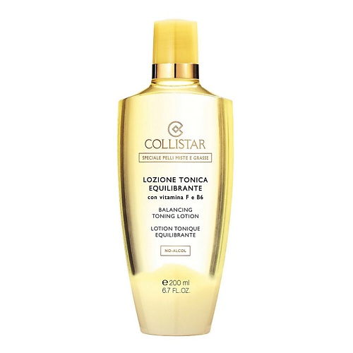 

COLLISTAR Тонизирующий лосьон для восстановления баланса кожи Balancing Toning Lotion 200, Тонизирующий лосьон для восстановления баланса кожи Balancing Toning Lotion