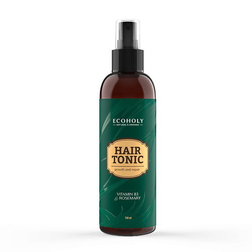  ECOHOLY Тоник для волос с розмарином и витамином B3 Hair Tonic Growth and Repair Vitamin B3 & Rosemary