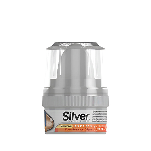   Лэтуаль SILVER Крем-блеск для ухода за обувью, бесцветный 50.0