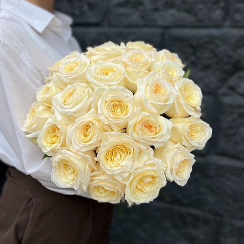 

CITY FLOWERS Букет "25 роз сорта Candlelight", Букет "25 роз сорта Candlelight"