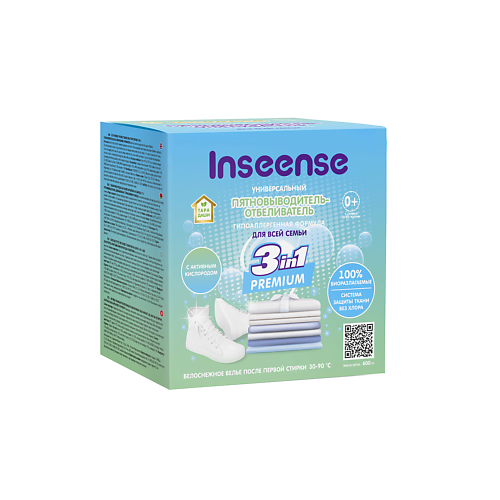 

INSEENSE Пятновыводитель-отбеливатель для всей семьи Inseense ТАРА ДАШИ 600, Пятновыводитель-отбеливатель для всей семьи Inseense ТАРА ДАШИ