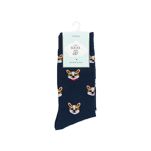 

TWINKLE Носки модель Corgi, цвет синий, Носки модель Corgi, цвет синий