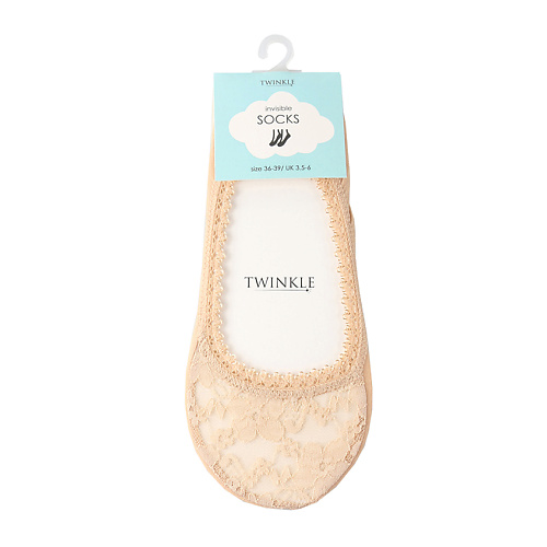 

TWINKLE Кружевные следки TWINKLE, цвет: бежевый, форма 1, Кружевные следки TWINKLE, цвет: бежевый, форма 1