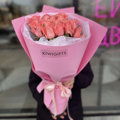 

KIWIGIFTS Букет цветов живые Розы, Букет цветов живые Розы
