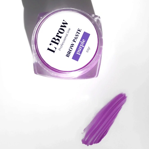 

L`BROW Паста для бровей PURPLE 10, Паста для бровей PURPLE