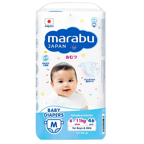 

MARABU Подгузники, размер M 0.79, Подгузники, размер M