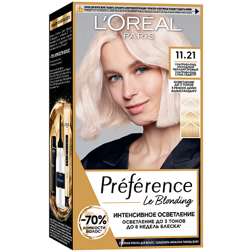 

L'ORÉAL PARIS Стойкая краска для волос Preference, Стойкая краска для волос Preference