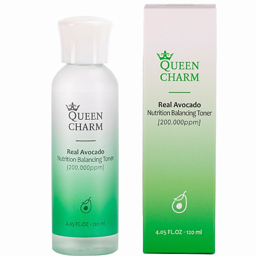 

QUEEN CHARM Питательный тонер для лица с маслом авокадо, Питательный тонер для лица с маслом авокадо