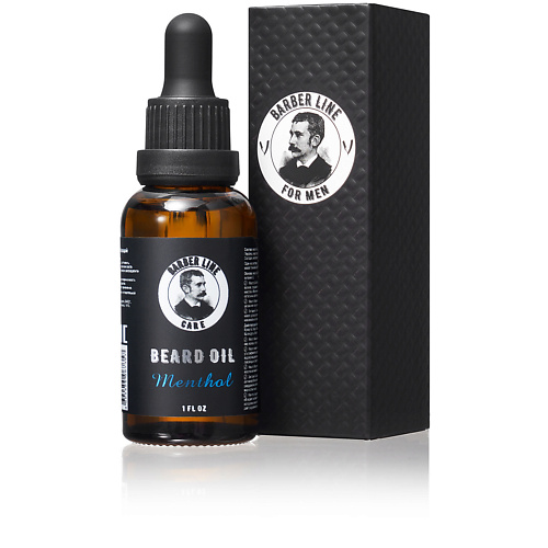 

BARBER LINE FOR MEN Масло для бороды с ментолом, Масло для бороды с ментолом