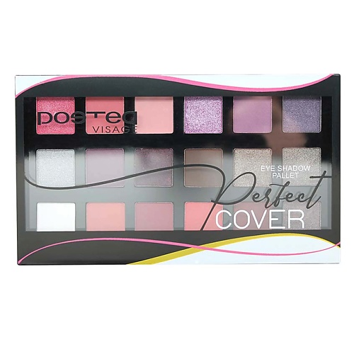 

POETEQ Палетка теней Визаж Совершенное покрытие (18 цветов), Палетка теней Визаж Совершенное покрытие (18 цветов)