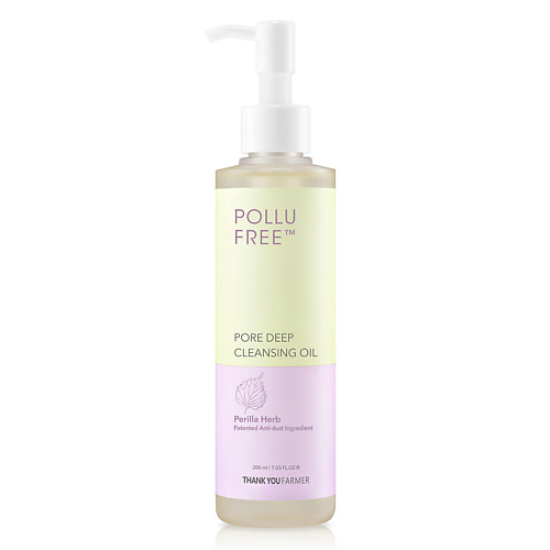  THANK YOU FARMER Масло для умывания очищающее Pollu Free Pore Deer Cleansing Oil
