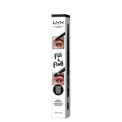 

NYX Professional Makeup NYX PROFESSIONAL MAKEUP Карандаш для бровей-помада Fill & Fluff, NYX PROFESSIONAL MAKEUP Карандаш для бровей-помада Fill & Fluff