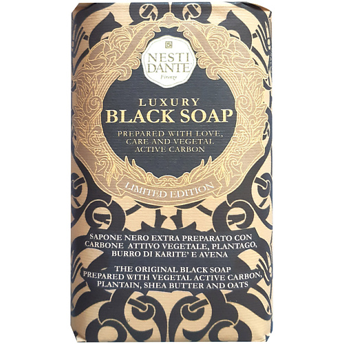 Туалетные мыла NESTI DANTE Мыло Luxury Black Soap