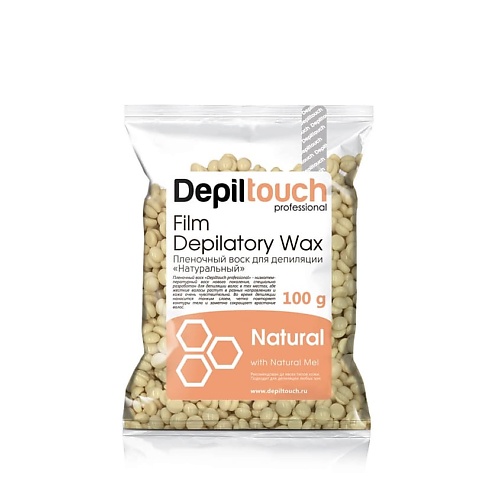 

DEPILTOUCH PROFESSIONAL Воск пленочный с натуральным воском Film Depilatory Wax Natural, Воск пленочный с натуральным воском Film Depilatory Wax Natural