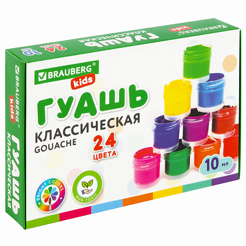 

BRAUBERG Гуашь KIDS NEW, Гуашь KIDS NEW