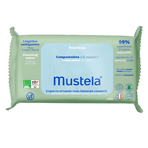 

MUSTELA Салфетки Baby Wet Wipes Cleansings, Салфетки Baby Wet Wipes Cleansings