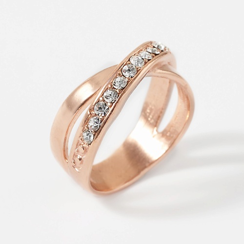 

SHINE & BEAUTY Кольцо покрытое золотом с ювелирным стеклом PRECIOSA, Кольцо покрытое золотом с ювелирным стеклом PRECIOSA