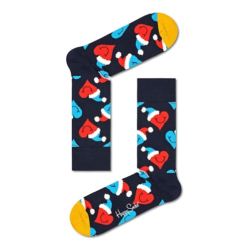 

HAPPY SOCKS Носки Santa Love Smiley 6500, Носки Santa Love Smiley 6500