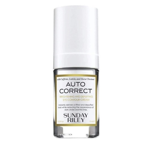 

SUNDAY RILEY Увлажняющий крем для глаз Autocorrect Brightening and Depuffing Eye Contour Cream, Увлажняющий крем для глаз Autocorrect Brightening and Depuffing Eye Contour Cream