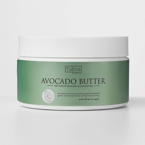 

TASHE PROFESSIONAL Баттер для волос Avocado hair butter Tashe professional 300.0, Баттер для волос Avocado hair butter Tashe professional