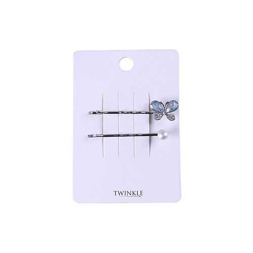 Набор заколок для волос TWINKLE Заколки для волос 2 шт. Glass Butterfly