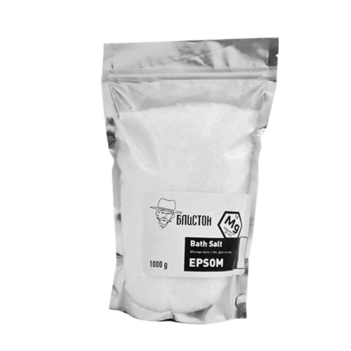 

БЛИСТОН БЫТОВАЯ ХИМИЯ Магниевая Epsom соль для ванн 1000.0, Магниевая Epsom соль для ванн