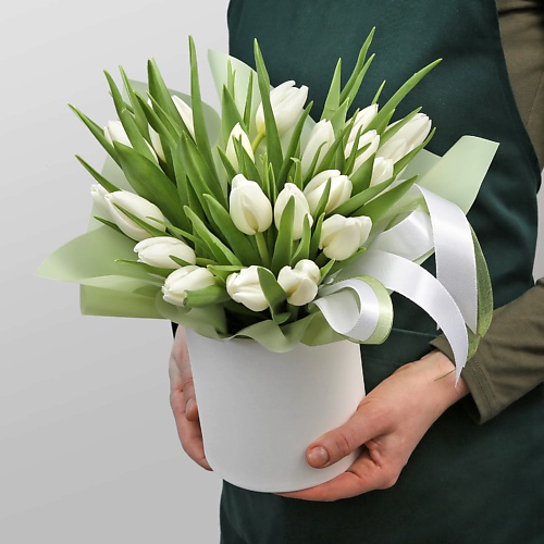 

STUDIO FLORISTIC Композиция из Тюльпанов «Ангельский рассвет», Композиция из Тюльпанов «Ангельский рассвет»