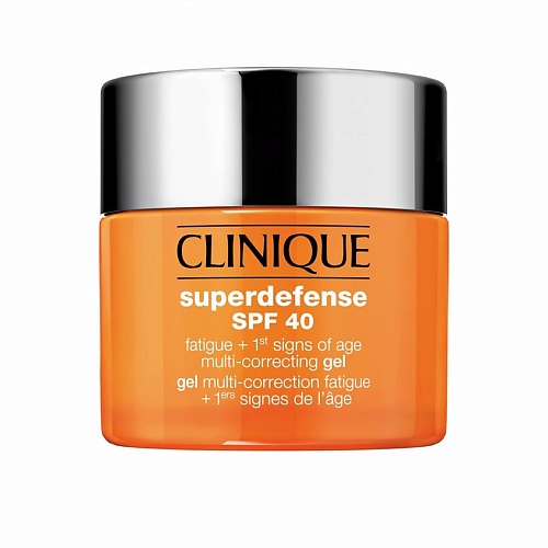 CLINIQUE Корректирующий гель SPF 40 против следов усталости на лице и первых признаков старения кожи Superdefense Gel