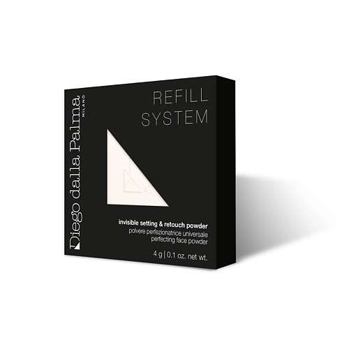 

DIEGO DALLA PALMA MILANO Пудра для лица совершенствующая тон кожи Invisible Setting&Retouch Powder Refill System, Пудра для лица совершенствующая тон кожи Invisible Setting&Retouch Powder Refill System