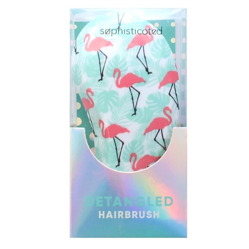 

ЛЭТУАЛЬ Щётка для волос эргономичной формы FLAMINGO SOPHISTICATED, Щётка для волос эргономичной формы FLAMINGO SOPHISTICATED