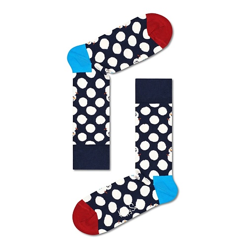 

HAPPY SOCKS Носки Big Dot Snowman 6500, Носки Big Dot Snowman 6500