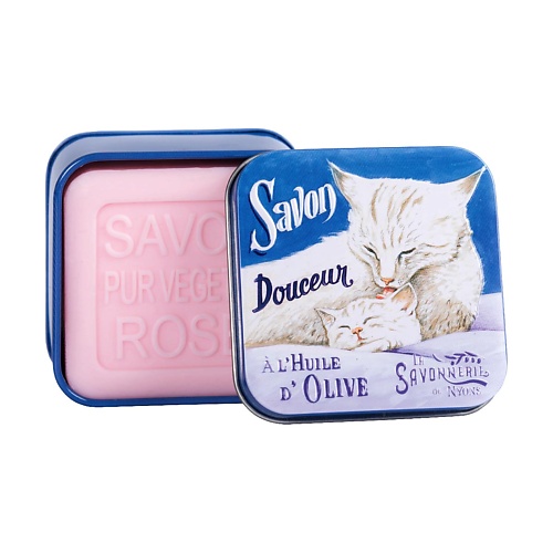 

LA SAVONNERIE DE NYONS Мыло с розой Белые коты 100.0, Мыло с розой Белые коты