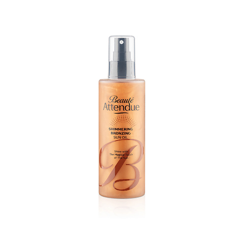 

BEAUTE ATTENDUE Мерцающее бронзирующее масло для загара "SHIMMERING BRONZING SUN OIL", Мерцающее бронзирующее масло для загара "SHIMMERING BRONZING SUN OIL"
