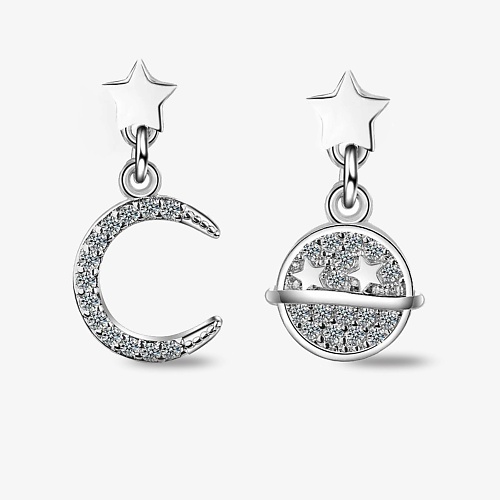

SHINE & BEAUTY Серьги-гвоздики покрытые серебром с кристаллами Swarovski, Серьги-гвоздики покрытые серебром с кристаллами Swarovski