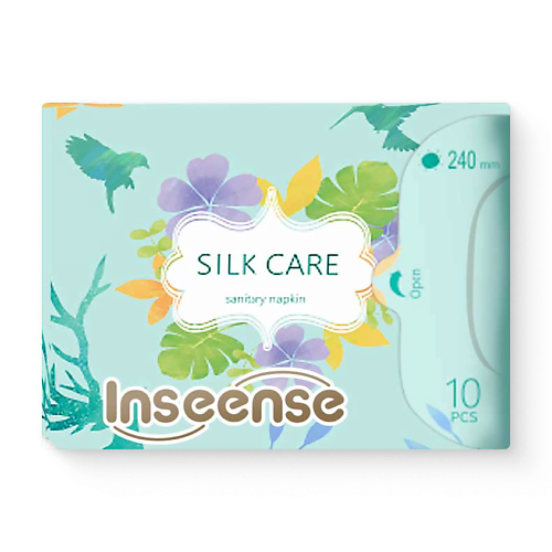 

INSEENSE Прокладки женские гигиенические дневные Silk Care 10.0, Прокладки женские гигиенические дневные Silk Care