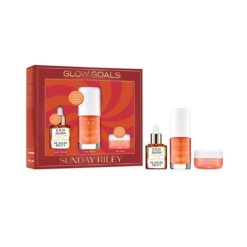 

SUNDAY RILEY Набор косметики для лица GLow Goals Set, Набор косметики для лица GLow Goals Set
