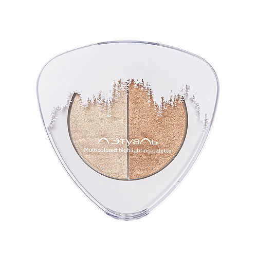 Палетки для лица  Летуаль ЛЭТУАЛЬ Палетка хайлайтеров Multicolored highlighting palette