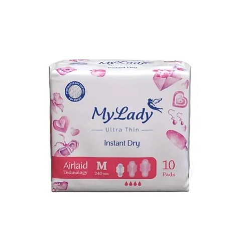 

MYLADY Ультратонкие прокладки Instant Dry M 10.0, Ультратонкие прокладки Instant Dry M