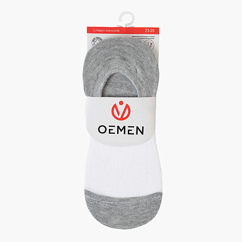 

OEMEN Подследники хлопковые ВН364 белый/серые, Подследники хлопковые ВН364 белый/серые
