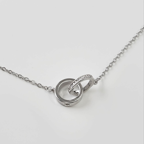 

SHINE & BEAUTY Колье покрытое серебром с кристаллами Swarovski, Колье покрытое серебром с кристаллами Swarovski