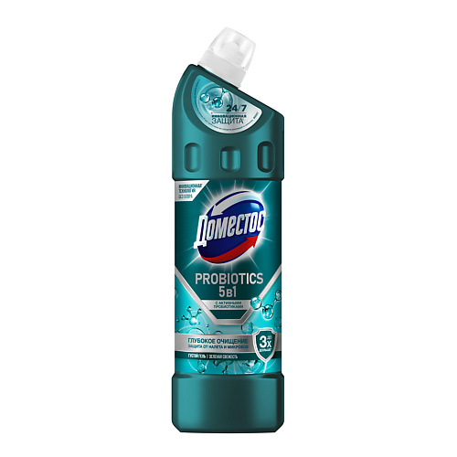 

DOMESTOS Чистящее средство с активными пробиотиками Зеленая свежесть, Чистящее средство с активными пробиотиками Зеленая свежесть