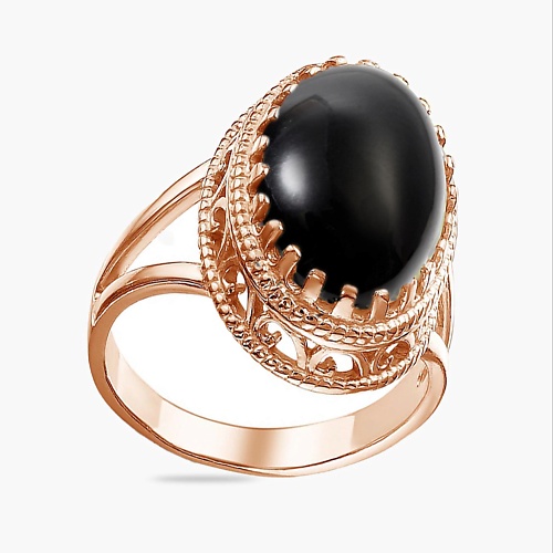 

SHINE & BEAUTY Ювелирная бижутерия, кольцо с агатом покрытое золотом 1.0, Ювелирная бижутерия, кольцо с агатом покрытое золотом