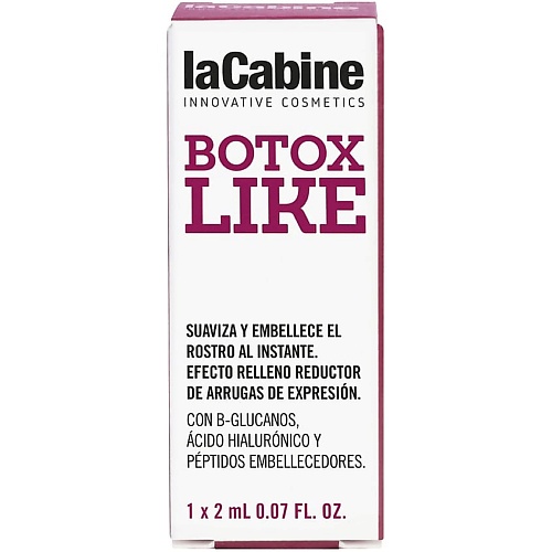 

LA CABINE Сыворотка в ампулах с эффектом ботокса BOTOX LIKE, Сыворотка в ампулах с эффектом ботокса BOTOX LIKE