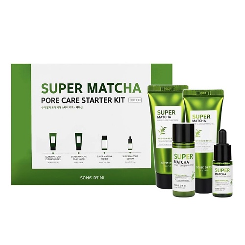   Летуаль SOME BY MI Набор миниатюр для сужения пор Super Matcha